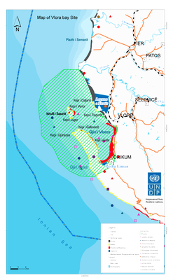 Map - Vlora bay Site